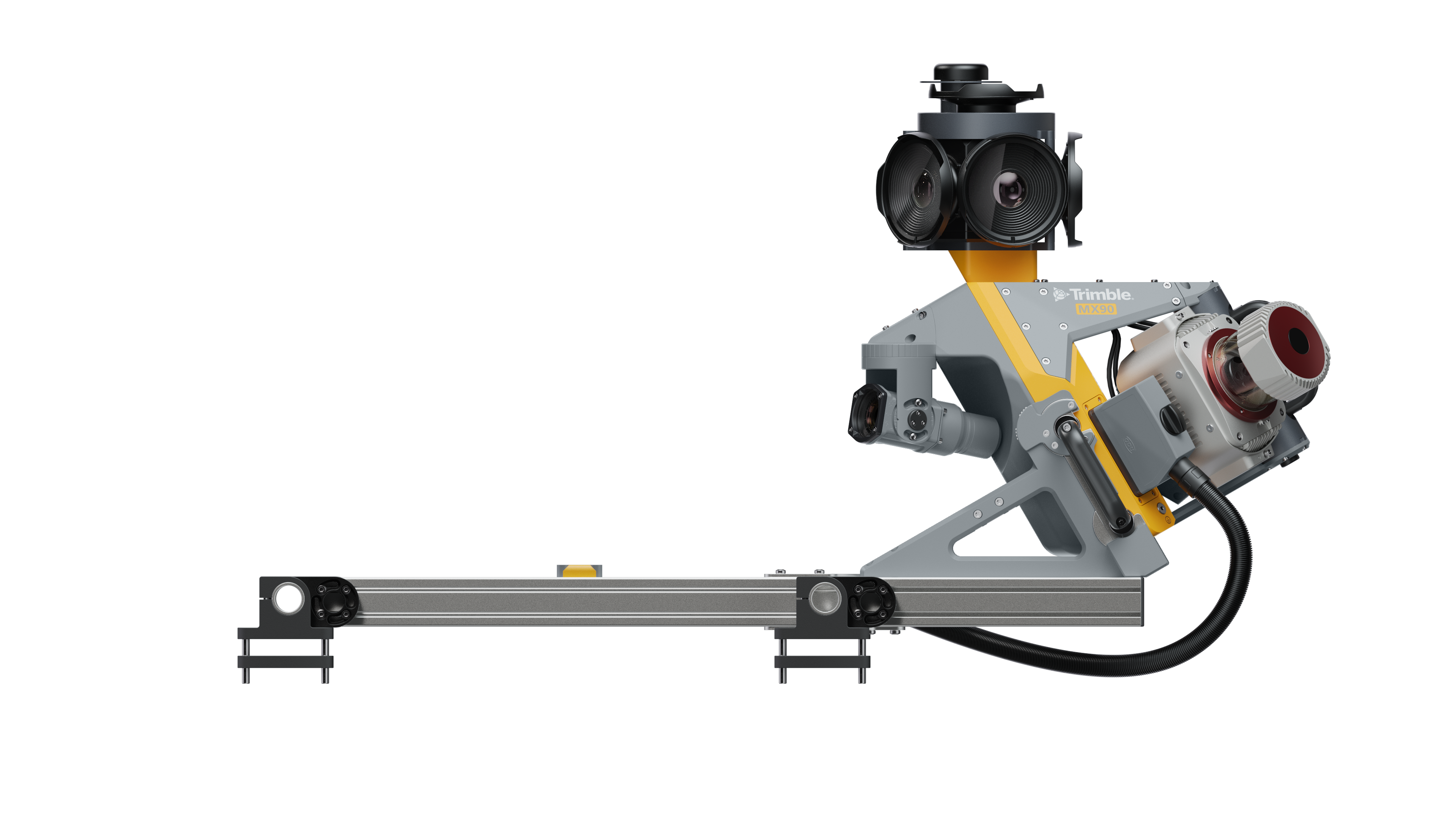 Trimble_MX90 - left - Roof rack - cables